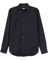 Canali - オックスフォード ウールシャツ - Lyst