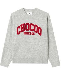 Chocoolate - Logo-Patch Crew-Neck Sweater - Lyst