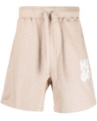 HUGO - Pantalones cortos de chándal con logo estampado - Lyst