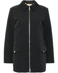 Burberry - Chaqueta con motivo de rombos - Lyst