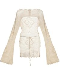 Agua Bendita - Boh クロシェ ベルスリーブ トップ - Lyst