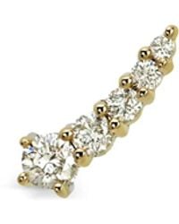 Lark & Berry - 14Kt Shooting Star Diamond Stud Earring - Lyst