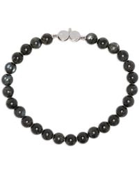 Tom Wood - Larvikite sterling-silver bracelet - Lyst