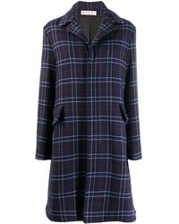 Marni Einreihiger Mantel - Blau