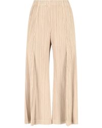 Pleats Please Issey Miyake - Pantaloni Ampi - Lyst