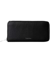 Calvin Klein - Zip-Up Wallet - Lyst