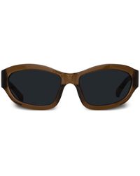 Linda Farrow - X Dries Van Noten Geometric-frame Sunglasses - Lyst