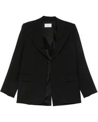 Sportmax - Single-Breasted Wool Jacket - Lyst