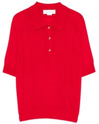Victoria Beckham - Ss Knit Polo - Lyst
