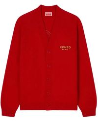 KENZO - Boke Flower Embroidered Cardigan - Lyst
