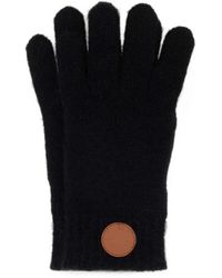 Vivienne Westwood - Logo-Patch Knit Gloves - Lyst