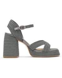 Castañer - Vale Braided Platform Sandals - Lyst