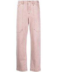 Brunello Cucinelli - High-Waisted Straight-Leg Trousers - Lyst