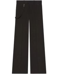 Courreges - Twill Bootcut Trousers - Lyst