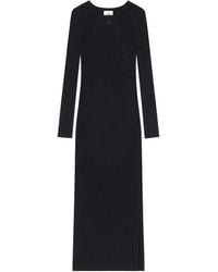 Courreges - Geribbelde Jurk Met Uitgesneden Details - Lyst