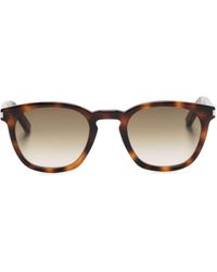 Saint Laurent - Sl28 Round-Frame Sunglasses - Lyst