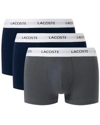 Lacoste - Logo-Waistband Boxers (Set Of Three) - Lyst