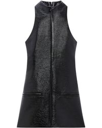 Courreges - Sleeveless Vinyl A-Line Dress - Lyst