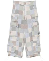 Cynthia Rowley - Millie Patchwork Cargo Pants - Lyst