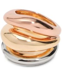 Bimba Y Lola - Multi- Irregular Three-Band Ring - Lyst