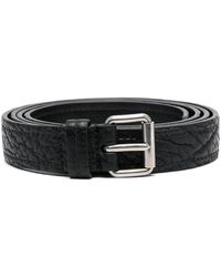 Prada - Textured-Finish Buckle-Fastening Belt - Lyst