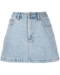 Ksubi - Low-rise Denim Miniskirt - Lyst