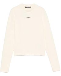 Jacquemus - Logo-Patch Long-Sleeve T-Shirt - Lyst