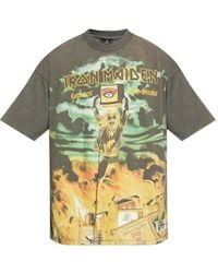 Represent - X Iron Maiden Steed Graphic-Print T-Shirt - Lyst
