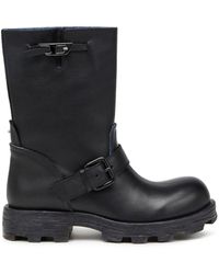 DIESEL - D-hammer Hb W Leather Boots - Lyst