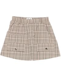 Baum und Pferdgarten - Samaya Checked Mini Skirt - Lyst