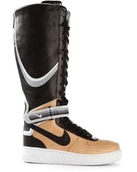 Nike Bottes Riccardo Tisci "Beige Pack Air Force 1" - Noir