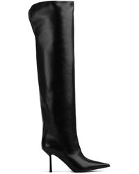 Le Silla - Bella 120Mm Pointed-Toe Leather Boots - Lyst