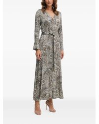 Marciano - Paisley Buttoned Maxi Dress - Lyst