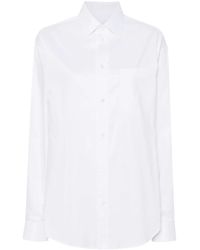 DARKPARK - Anne Embroidered-Logo Cotton Shirt - Lyst