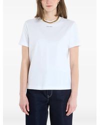 Calvin Klein - T-Shirt En Coton À Logo Imprimé - Lyst