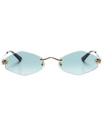 Cartier - Cat-Eye Frame Sunglasses - Lyst