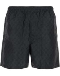Gucci - Gg Supreme Swim Shorts - Lyst