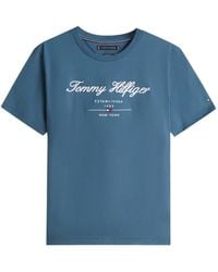 Tommy Hilfiger - Logo-Embroidered T-Shirt - Lyst