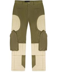 Who Decides War - Leren Geruite Broek - Lyst