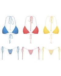Amir Slama - Gestreepte Bikini's - Lyst