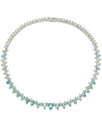 Anabela Chan - Ovean Infinity Sapphire And Diamond Necklace - Lyst