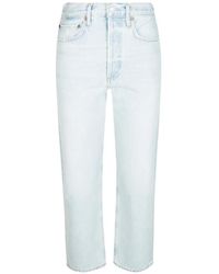 Agolde - Jean Droit 90S Crop - Lyst