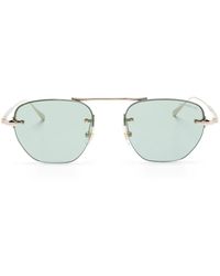 Montblanc - Geometric-Frame Sunglasses - Lyst