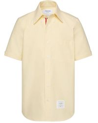 Thom Browne - Patch-Pocket Short-Sleeve Shirt - Lyst