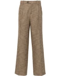 Sandro - Houndstooth-Pattern Trousers - Lyst