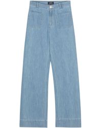 A.P.C. - Emilie Flared Jeans - Lyst