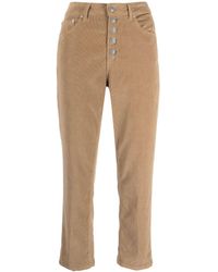 Dondup - Mid-rise Cropped Trousers - Lyst