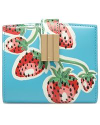 Bally - Ollam Strawberry-print Leather Wallet - Lyst