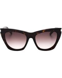 Saint Laurent - Occhiali Da Sole Cat-Eye Kate Sl 214 - Lyst