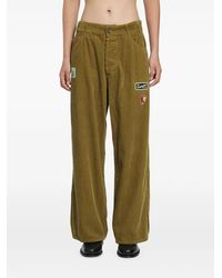 Song For The Mute - Baggy Patch-Detail Corduroy Trousers - Lyst